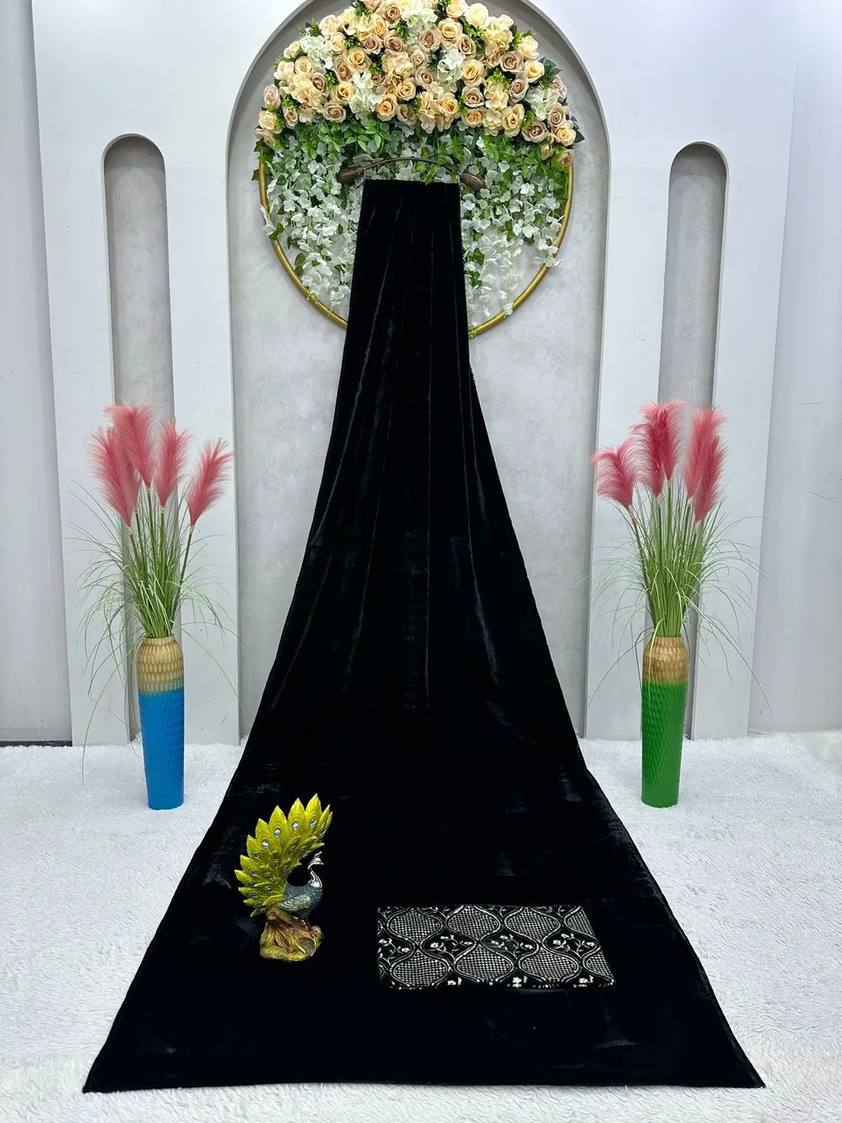 Black Colour Sequence Work Designer Saree For Girls - NextBuy