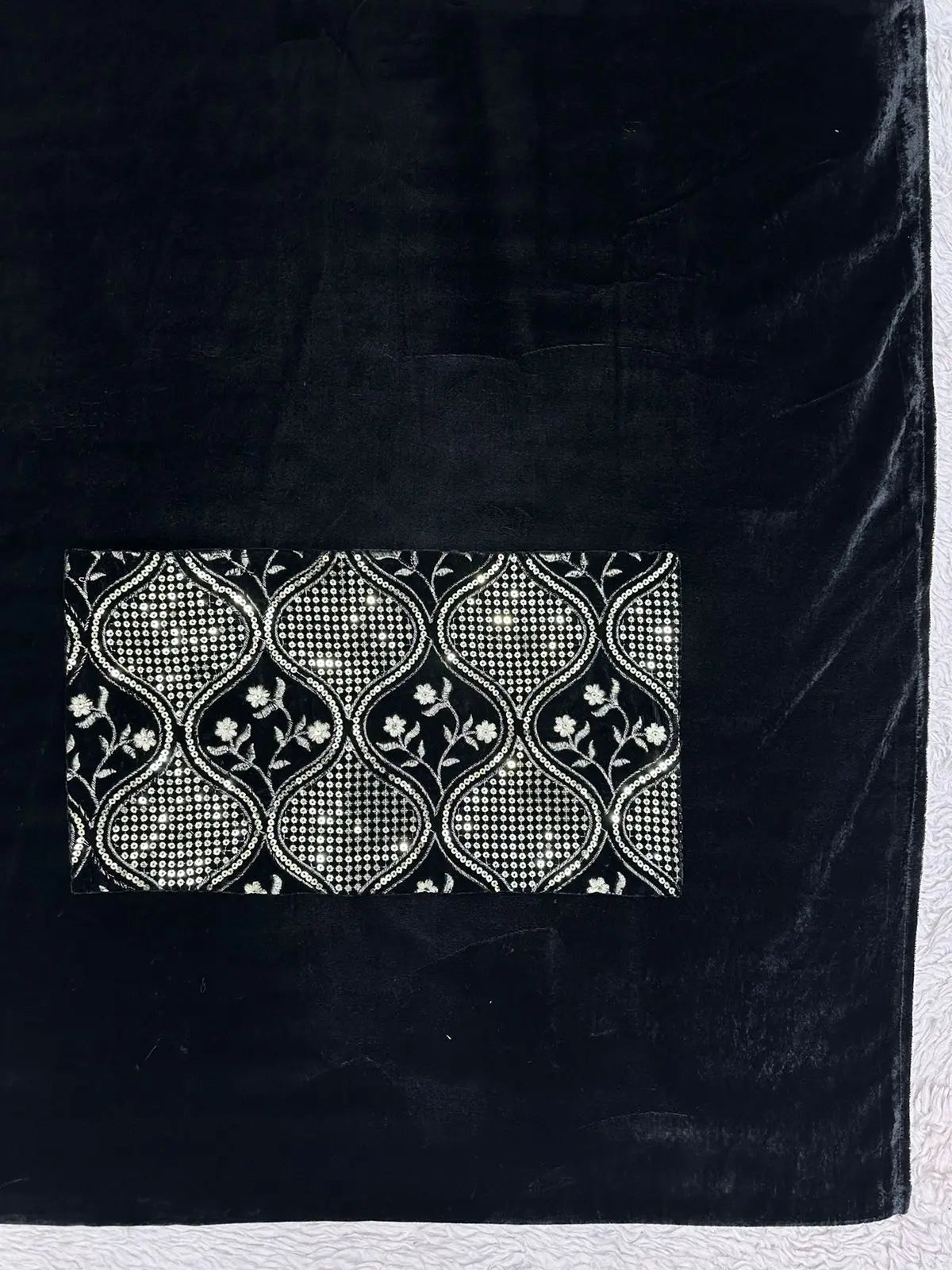 Black Colour Sequence Work Designer Saree For Girls - NextBuy
