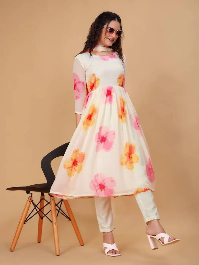 Beautiful Design Kurti With Pant And DUPPATA - NextBuy