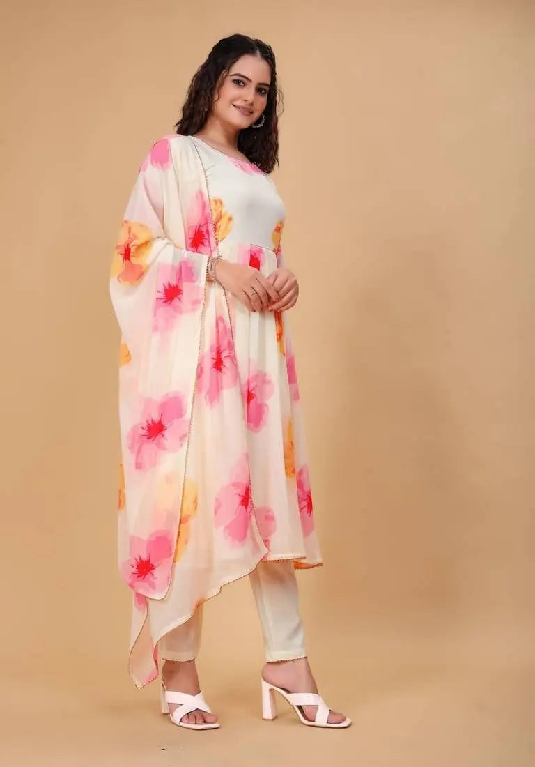 Beautiful Design Kurti With Pant And DUPPATA - NextBuy