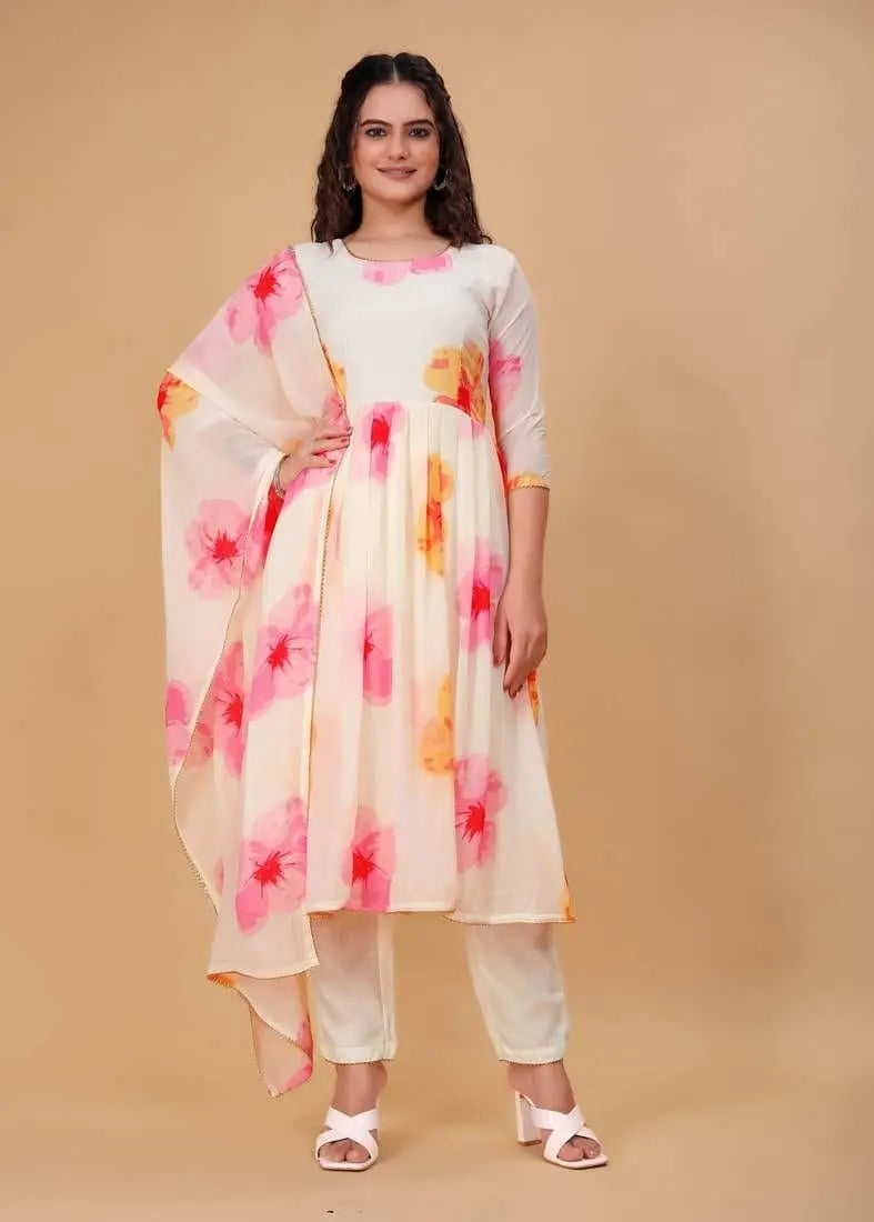 Beautiful Design Kurti With Pant And DUPPATA - NextBuy