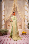 Women Woven Silk Saree with Contrast Border | FS - NextBuy