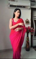 Ombre-Dyed Georgette Saree With Blouse - NextBuy