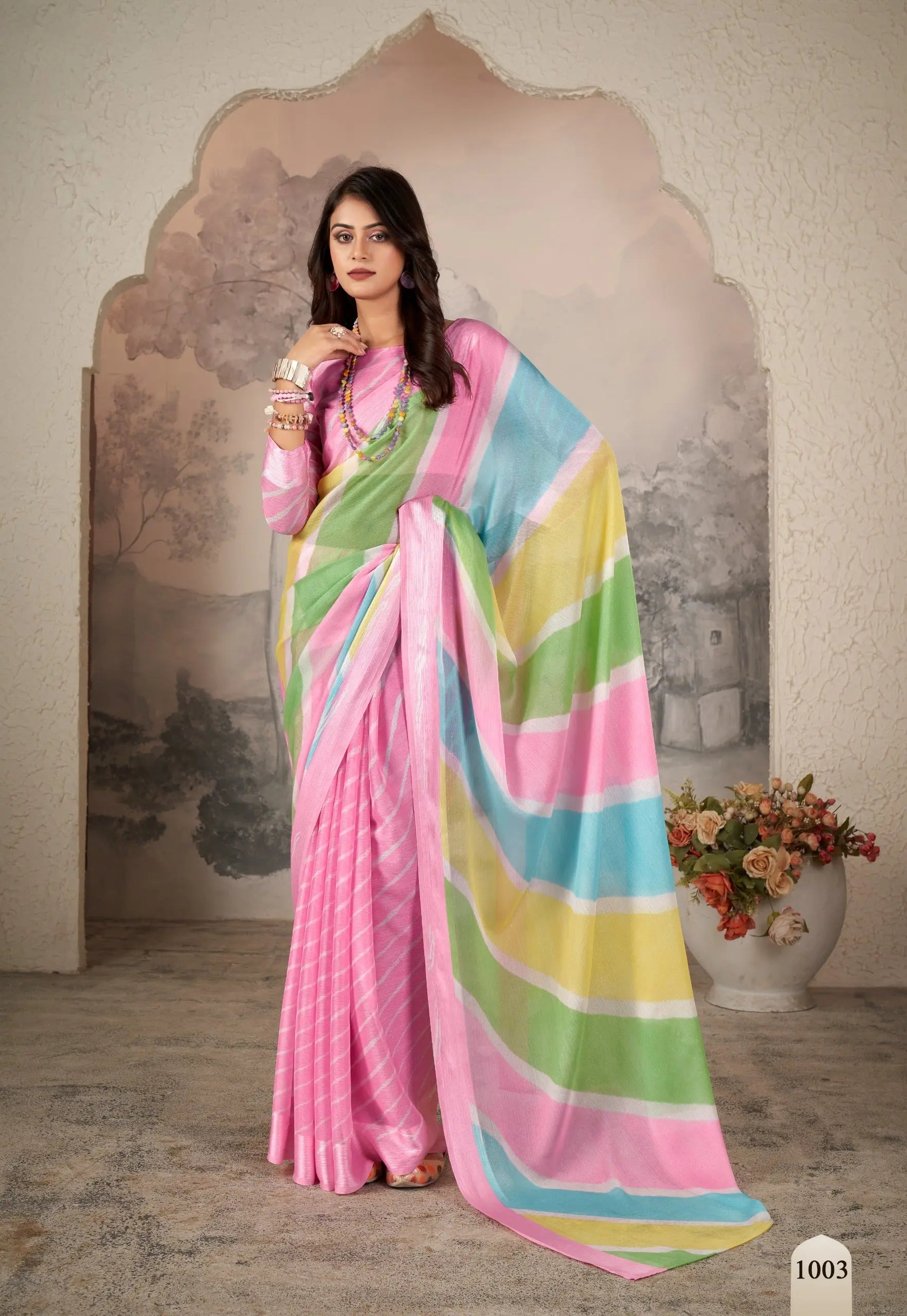 PURE JARI CHIFFON WITH WEAVING BORDER SAREE NextBuy
