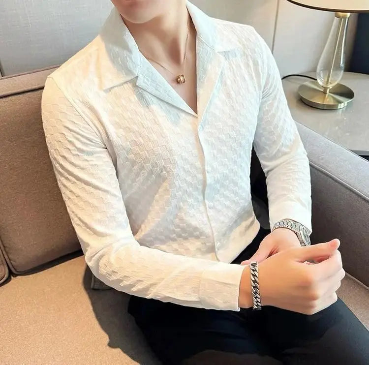 MEN'S EXCLUSIVE COTTAN FABRIC SHIRT - NextBuy