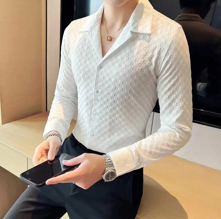 MEN'S EXCLUSIVE COTTAN FABRIC SHIRT - NextBuy