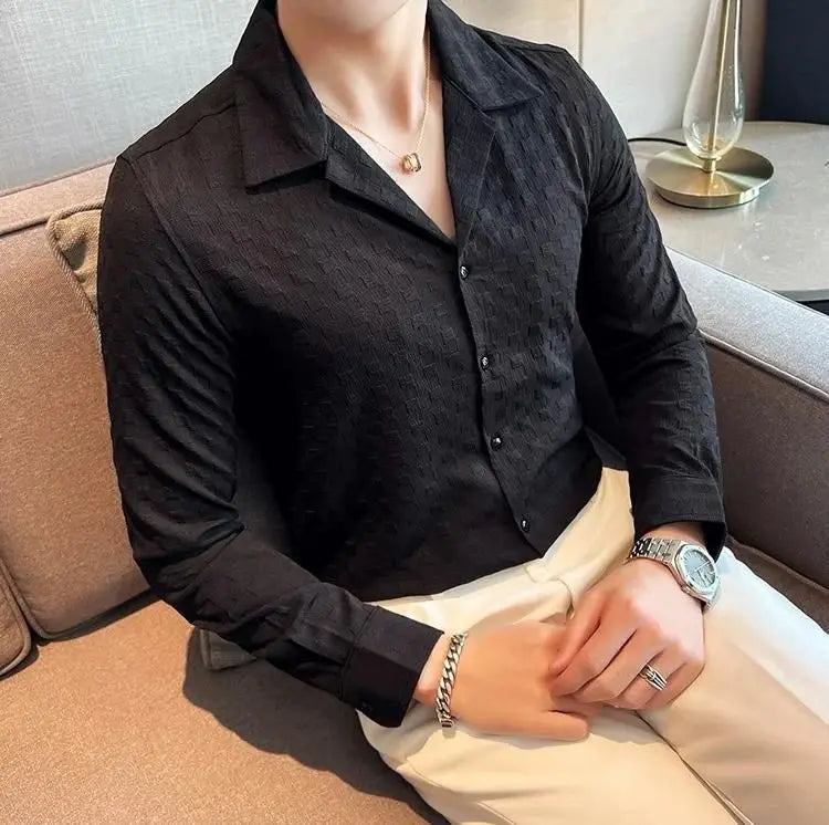 MEN'S EXCLUSIVE COTTAN FABRIC SHIRT - NextBuy