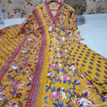 Beautiful Flower Print Beautiful Kurti Pant With Cotton Malmal Dupatta NextBuy