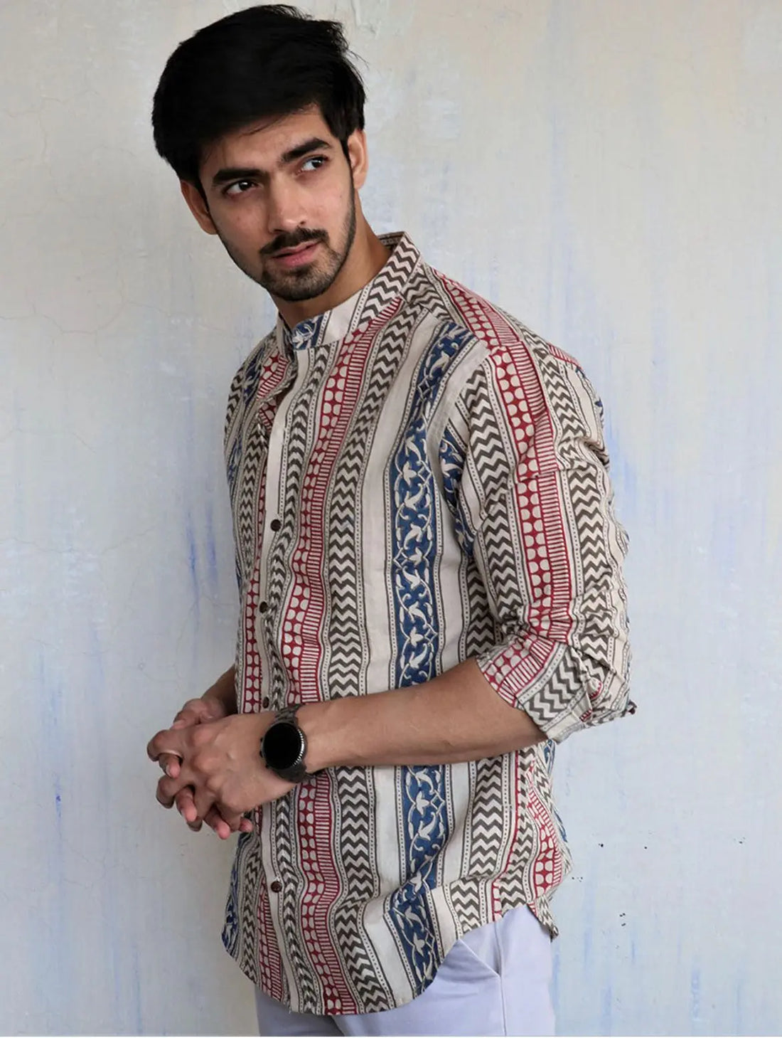 MEN'S EXCLUSIVE COTTAN FABRIC PRINTED SHIRT NextBuy