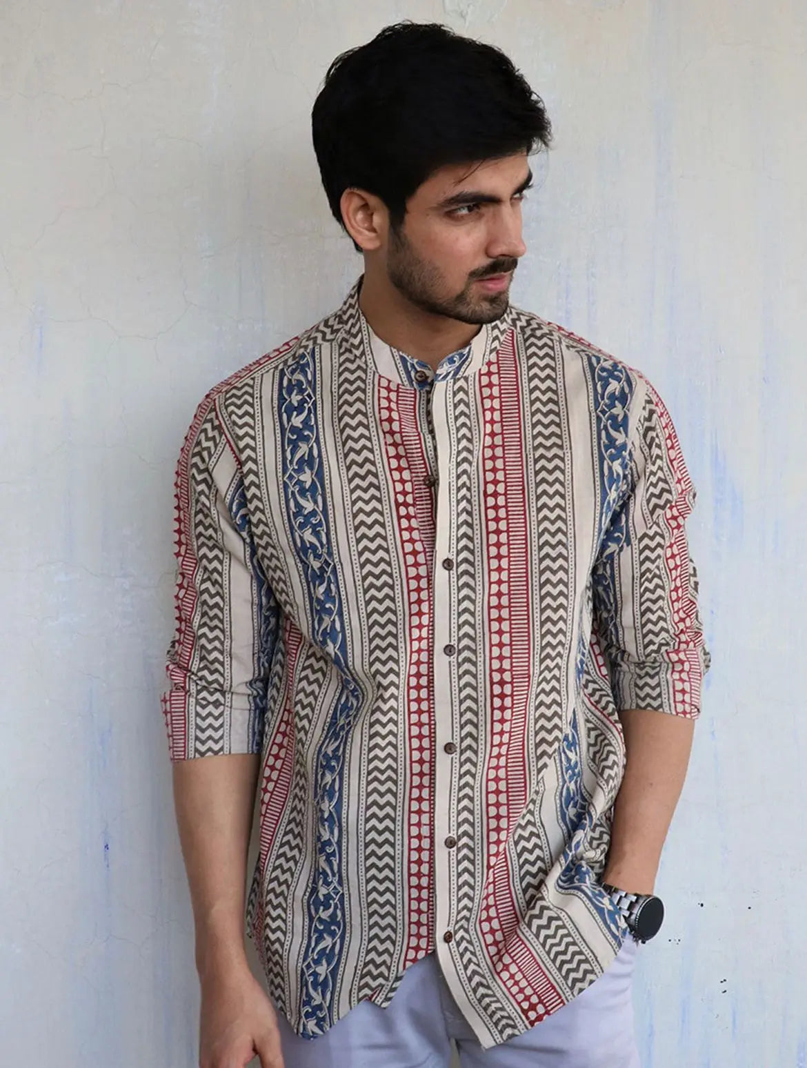 MEN'S EXCLUSIVE COTTAN FABRIC PRINTED SHIRT NextBuy
