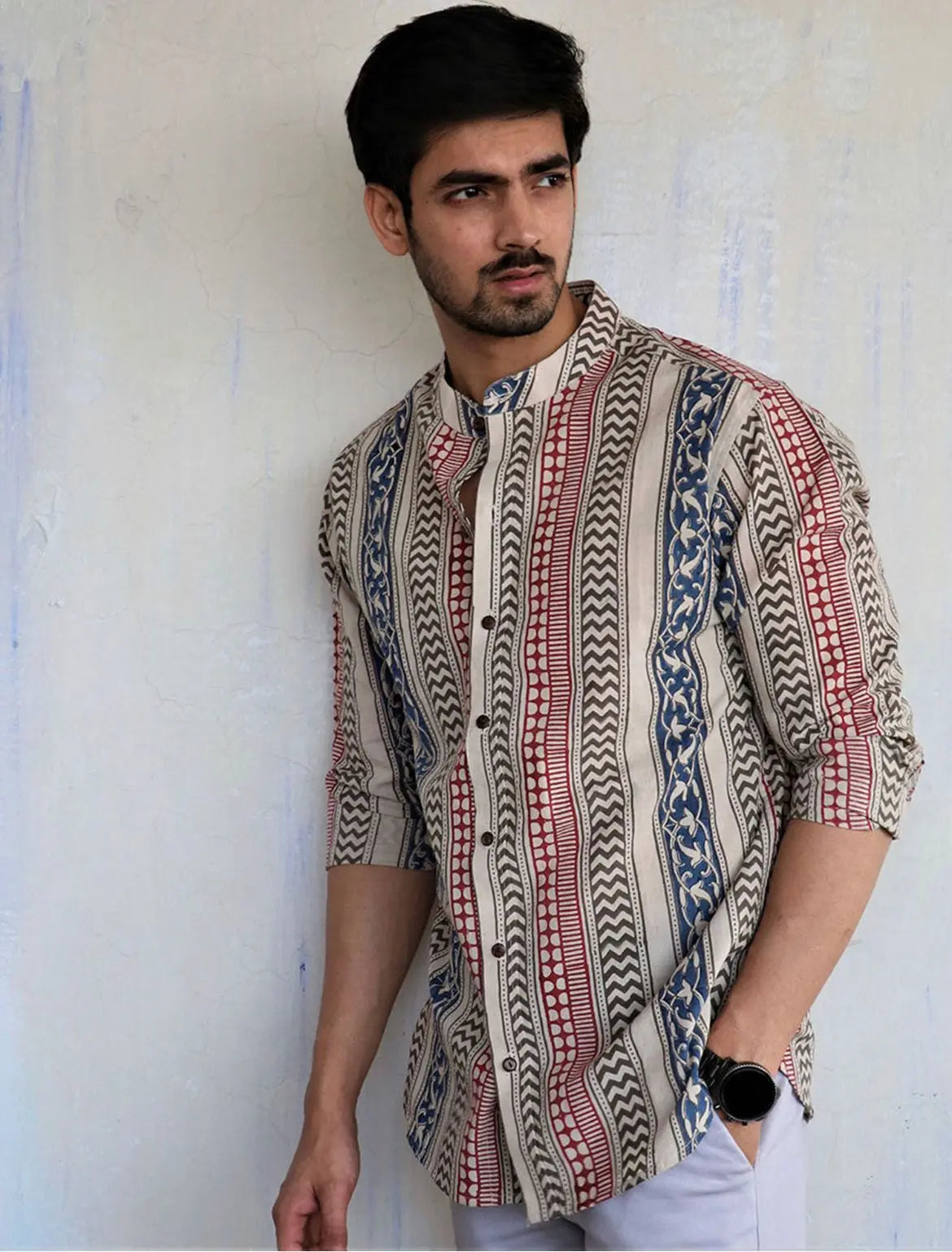 MEN'S EXCLUSIVE COTTAN FABRIC PRINTED SHIRT NextBuy