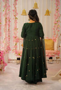Designer Festival Collection In Pure Chinnon With Embroidery Sequence Work Gown And Dupatta Set NextBuy