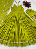 Designer Party Wear Look Gown With Bottom and Dupatta NextBuy