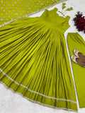 Designer Party Wear Look Gown With Bottom and Dupatta NextBuy