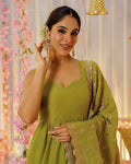 Designer Party Wear Look Gown With Bottom and Dupatta NextBuy