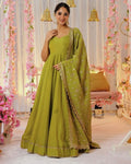 Designer Party Wear Look Gown With Bottom and Dupatta NextBuy