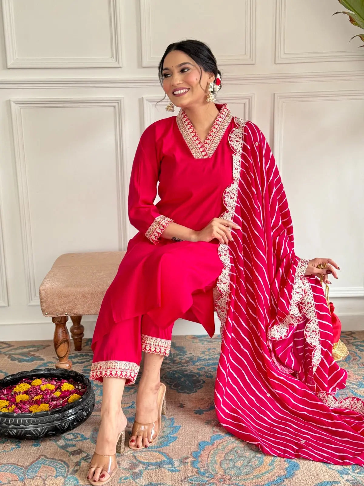 Introducing New Kurti Duptta And Bottom NextBuy