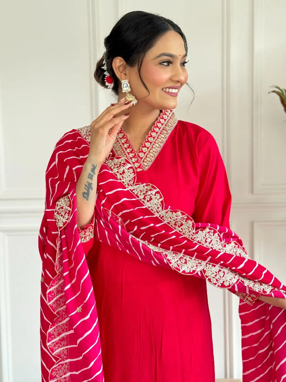 Introducing New Kurti Duptta And Bottom NextBuy