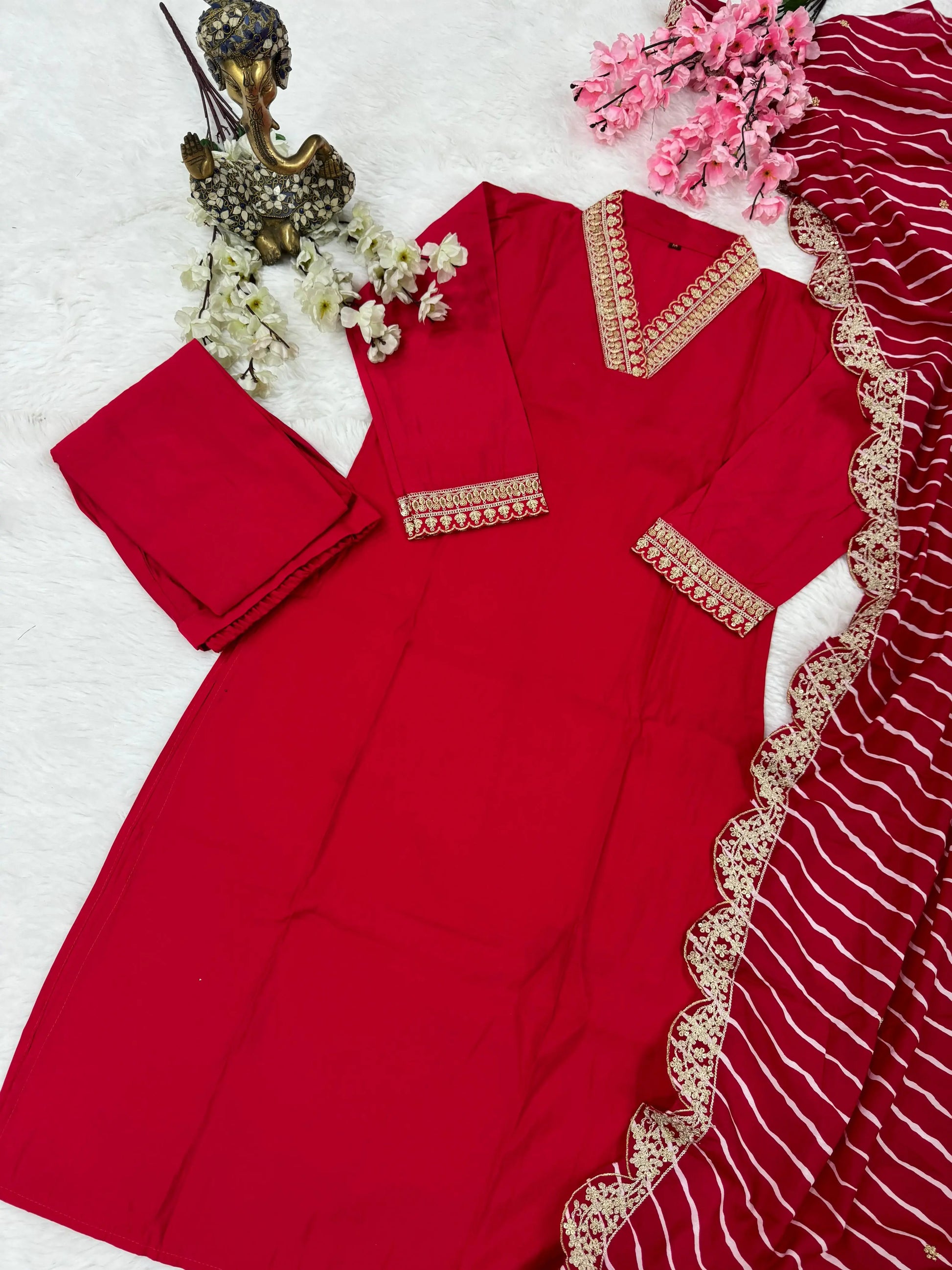 Introducing New Kurti Duptta And Bottom NextBuy