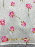 Havy Soft Organza Fabric With Beutiful Floral Prints With Beads And Katdana Handwork In Border Saree NextBuy