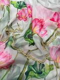Havy Soft Organza Fabric With Beutiful Floral Prints With Beads And Katdana Handwork In Border Saree NextBuy