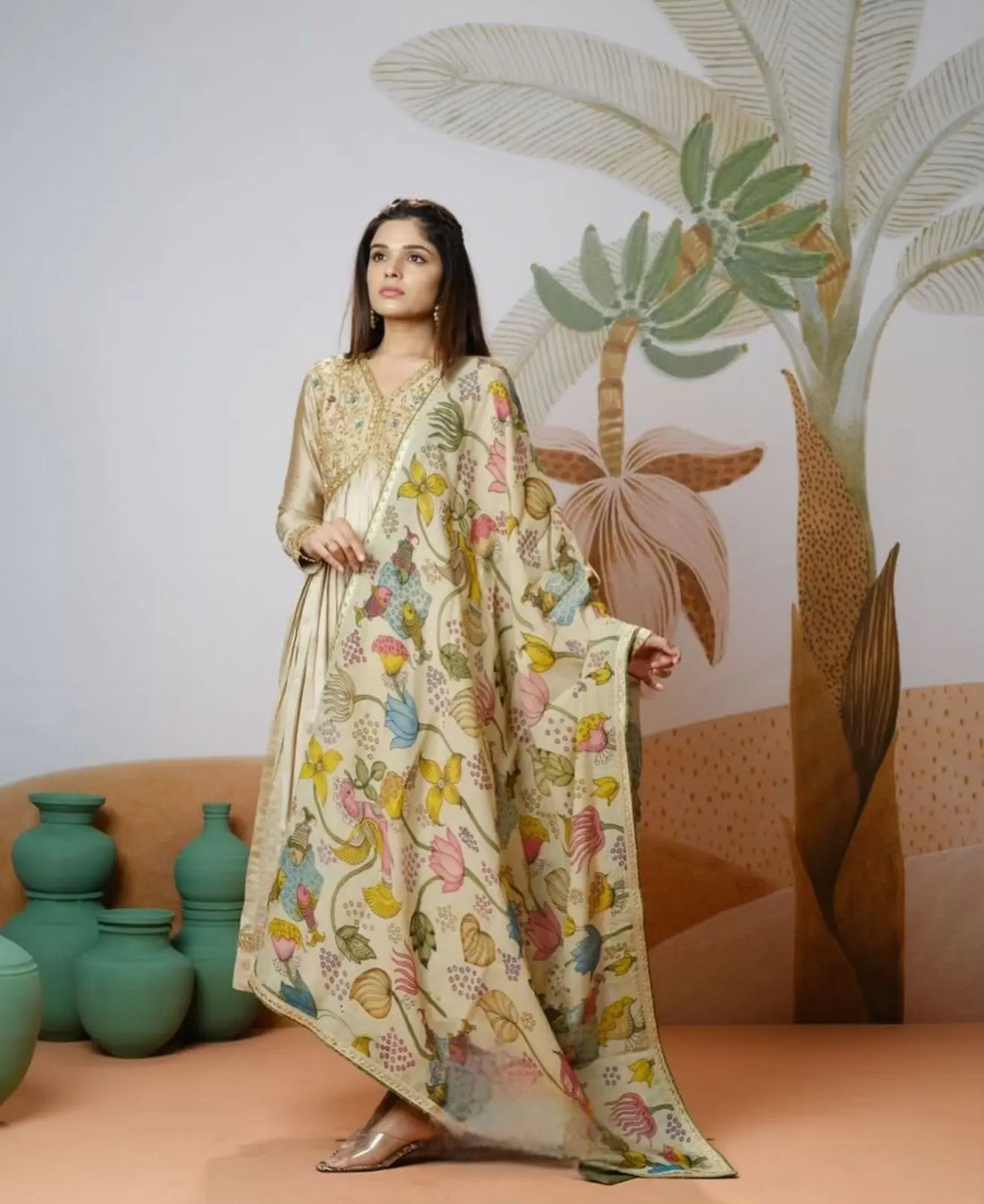 Kalamkari Gown NextBuy