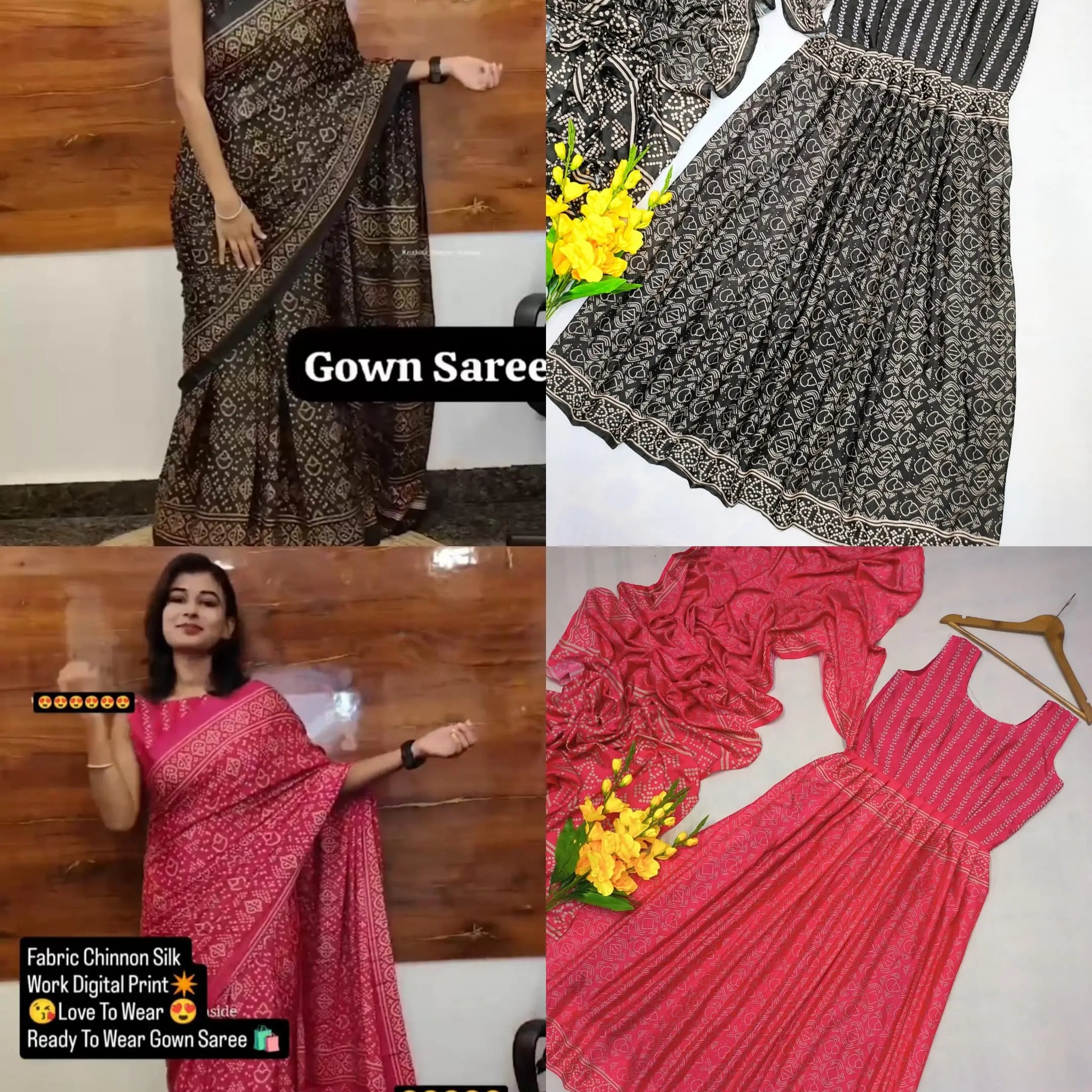 30 Secounds Gown Saree NextBuy