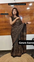 30 Secounds Gown Saree NextBuy