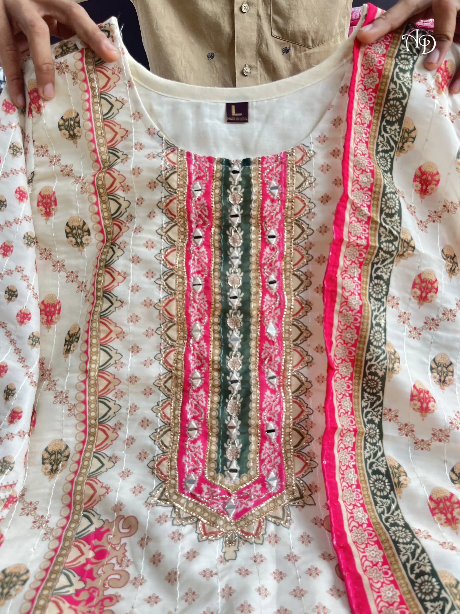 Modern Elegance Muslin Kurti Set NextBuy