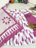 Cotton Printed Anarkali Suit NextBuy
