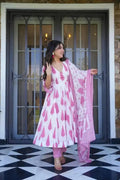 Cotton Printed Anarkali Suit NextBuy