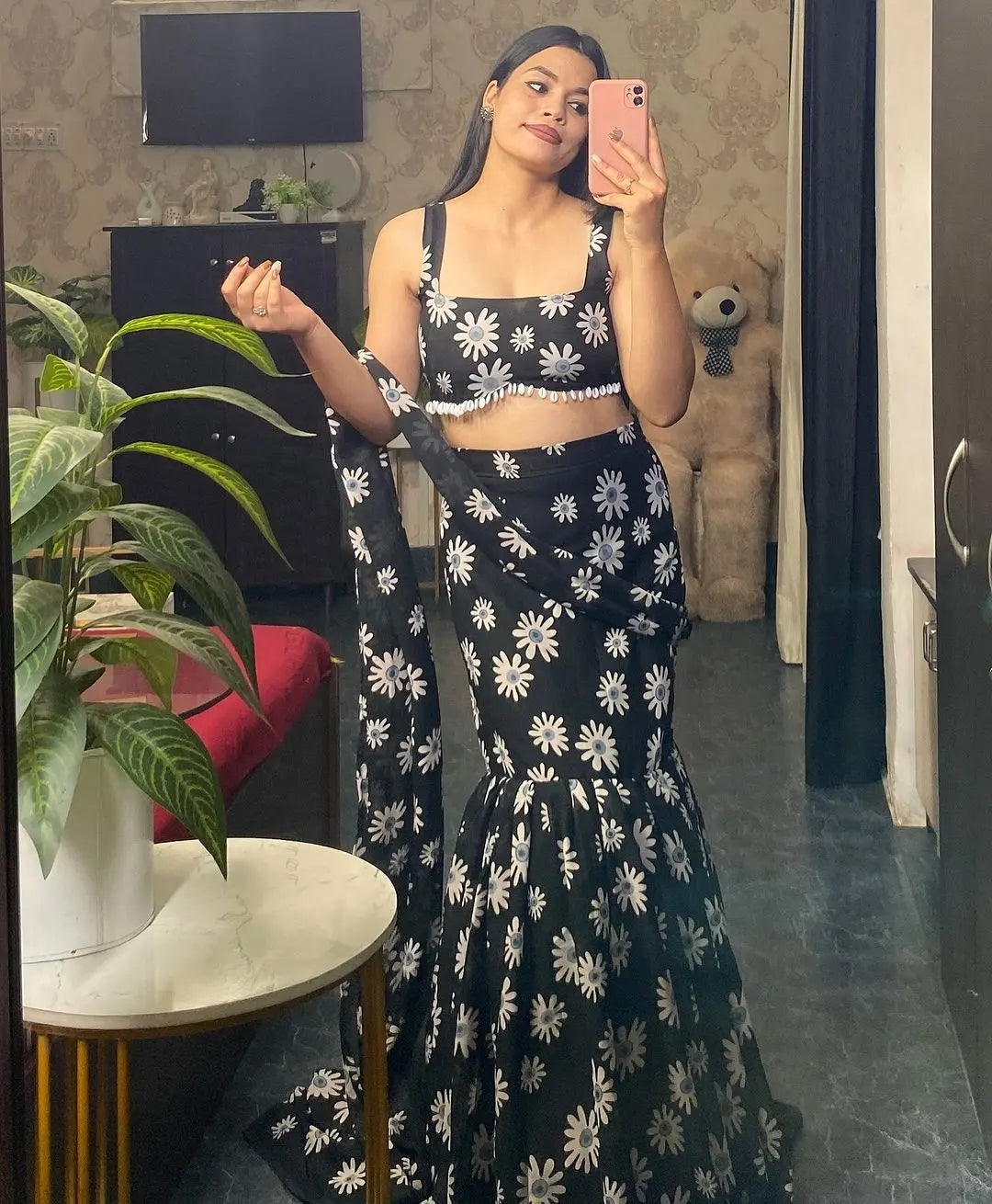 Ready To Wear Lehenga Saree With Blouse NextBuy