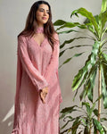 Special Baby Pink Color Georgette Thread Embroidery Salwar Suit NextBuy