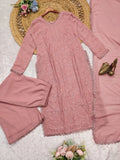 Special Baby Pink Color Georgette Thread Embroidery Salwar Suit NextBuy