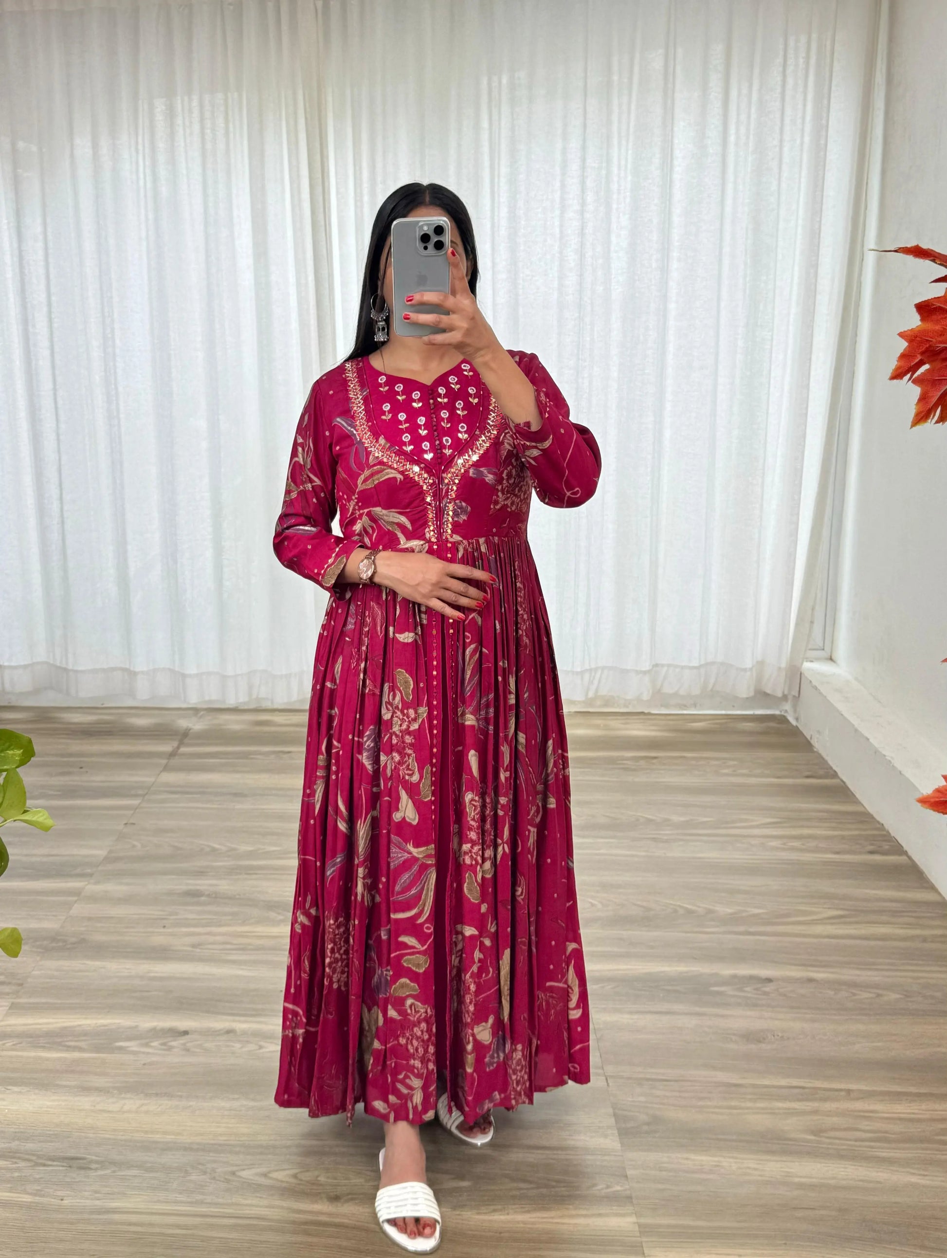 Party Wear Exquisite Hand Embroidered And Handwork Gown NextBuy