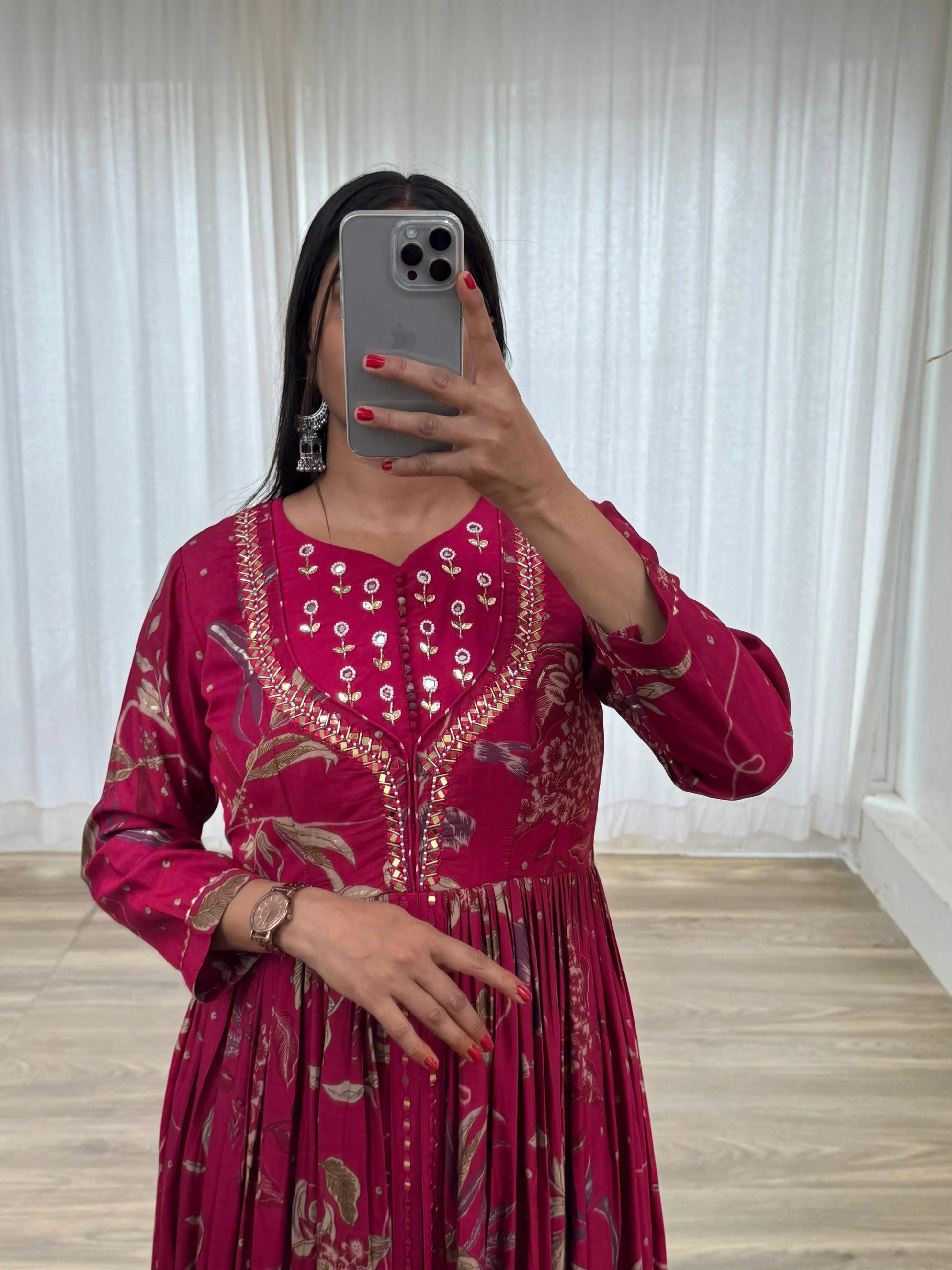 Party Wear Exquisite Hand Embroidered And Handwork Gown NextBuy
