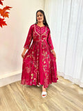 Party Wear Exquisite Hand Embroidered And Handwork Gown NextBuy