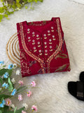 Party Wear Exquisite Hand Embroidered And Handwork Gown NextBuy