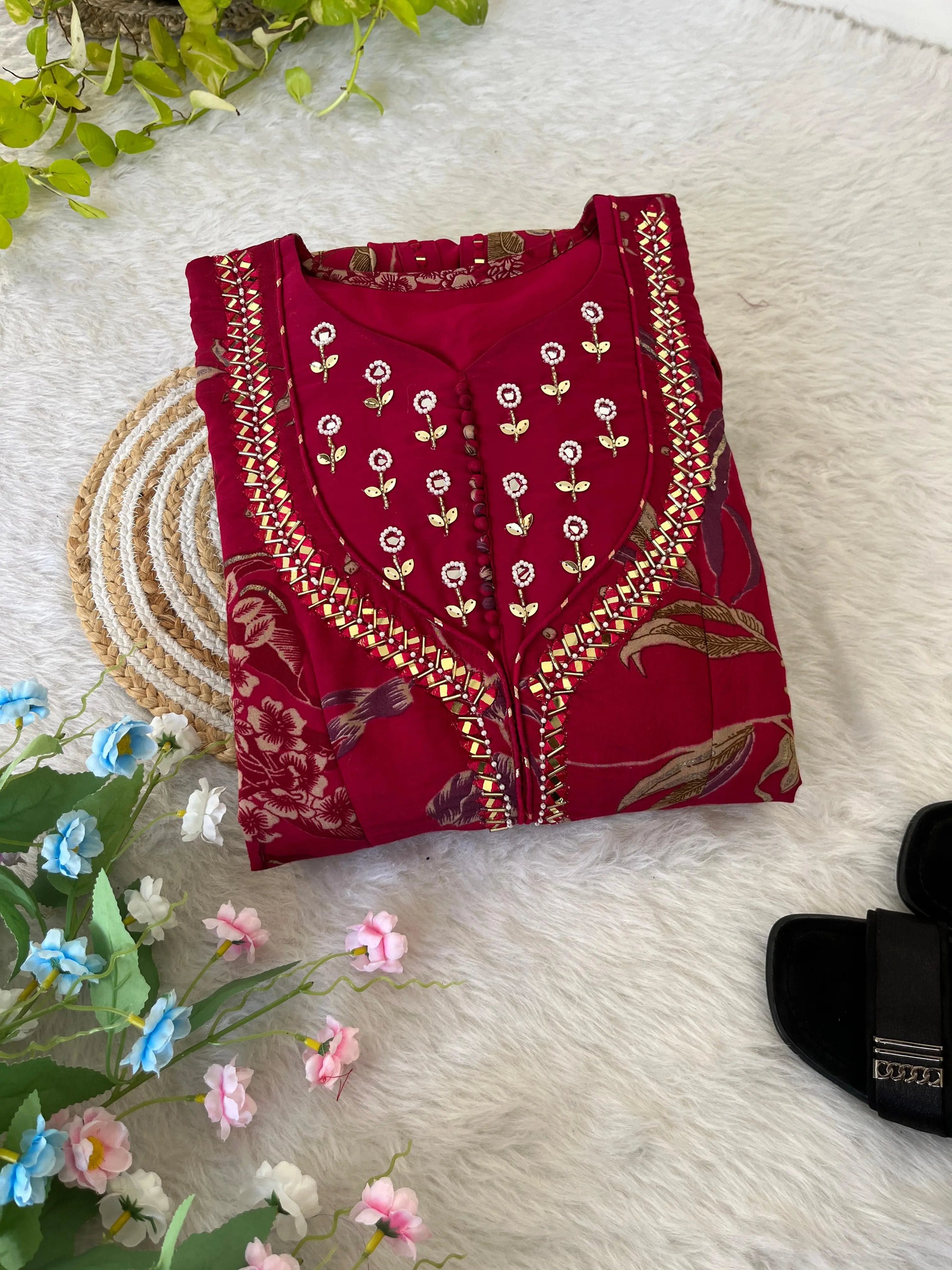 Party Wear Exquisite Hand Embroidered And Handwork Gown NextBuy