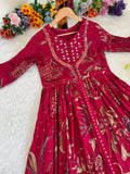 Party Wear Exquisite Hand Embroidered And Handwork Gown NextBuy