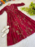 Party Wear Exquisite Hand Embroidered And Handwork Gown NextBuy