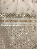 Embellished Sequinned Net Saree NextBuy