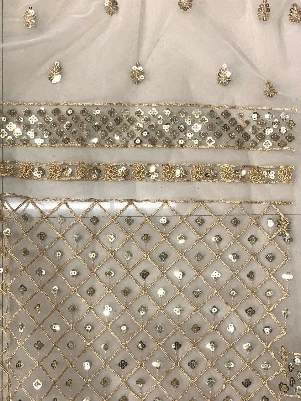 Embellished Sequinned Net Saree NextBuy