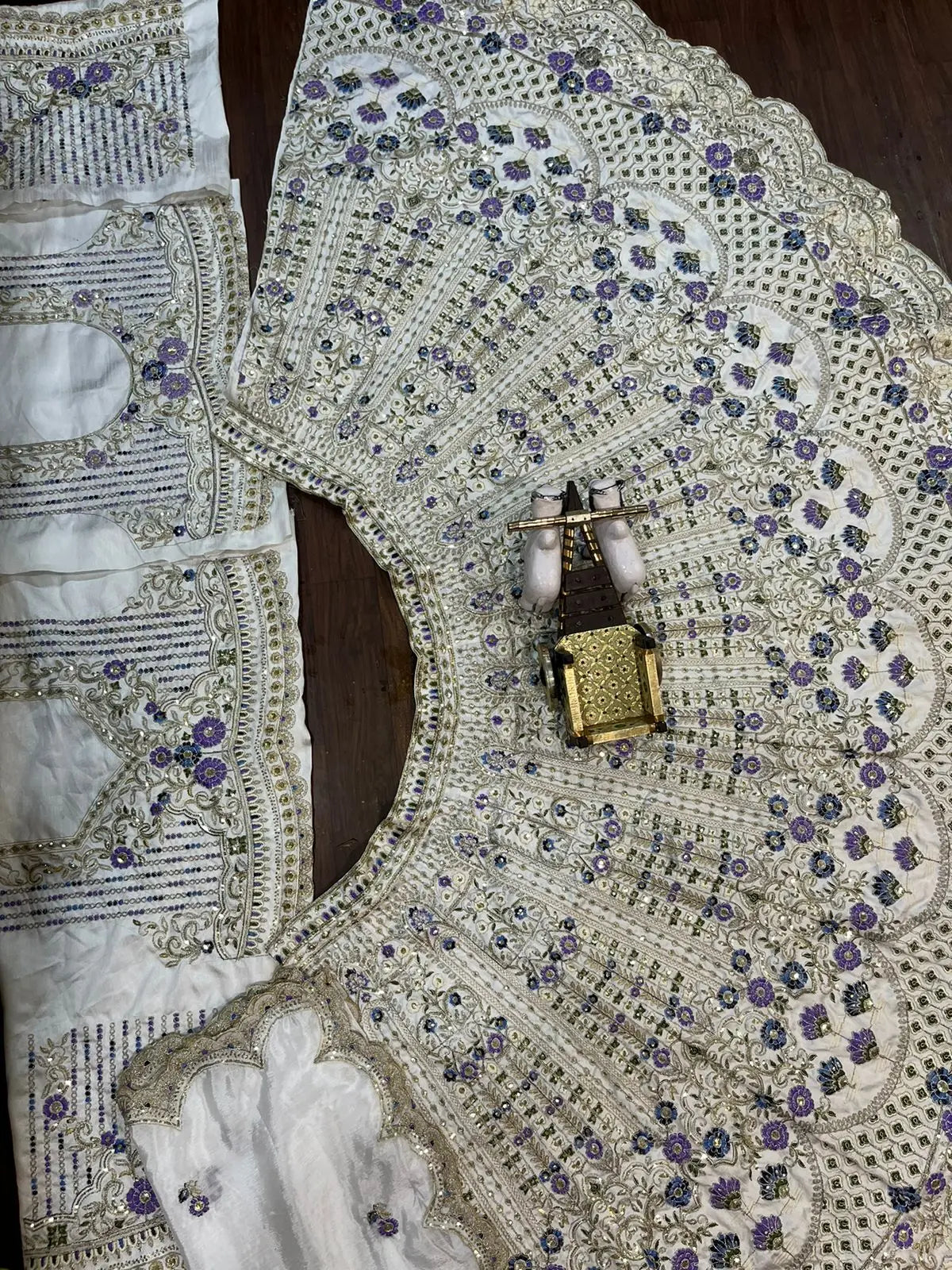 Launching 4 Meter Flared Coding Sequins Cut Work Lehenga, Exceptional Quality With Can-Can And Canvas Layers, A Perfect Fusion of Glamour and Comfort NextBuy