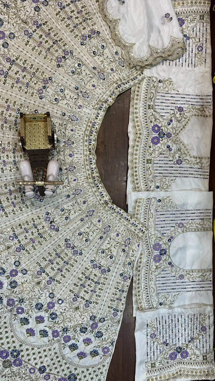 Launching 4 Meter Flared Coding Sequins Cut Work Lehenga, Exceptional Quality With Can-Can And Canvas Layers, A Perfect Fusion of Glamour and Comfort NextBuy
