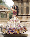Muslin Digital Print Mirror Work Special Chaniya Choli NextBuy