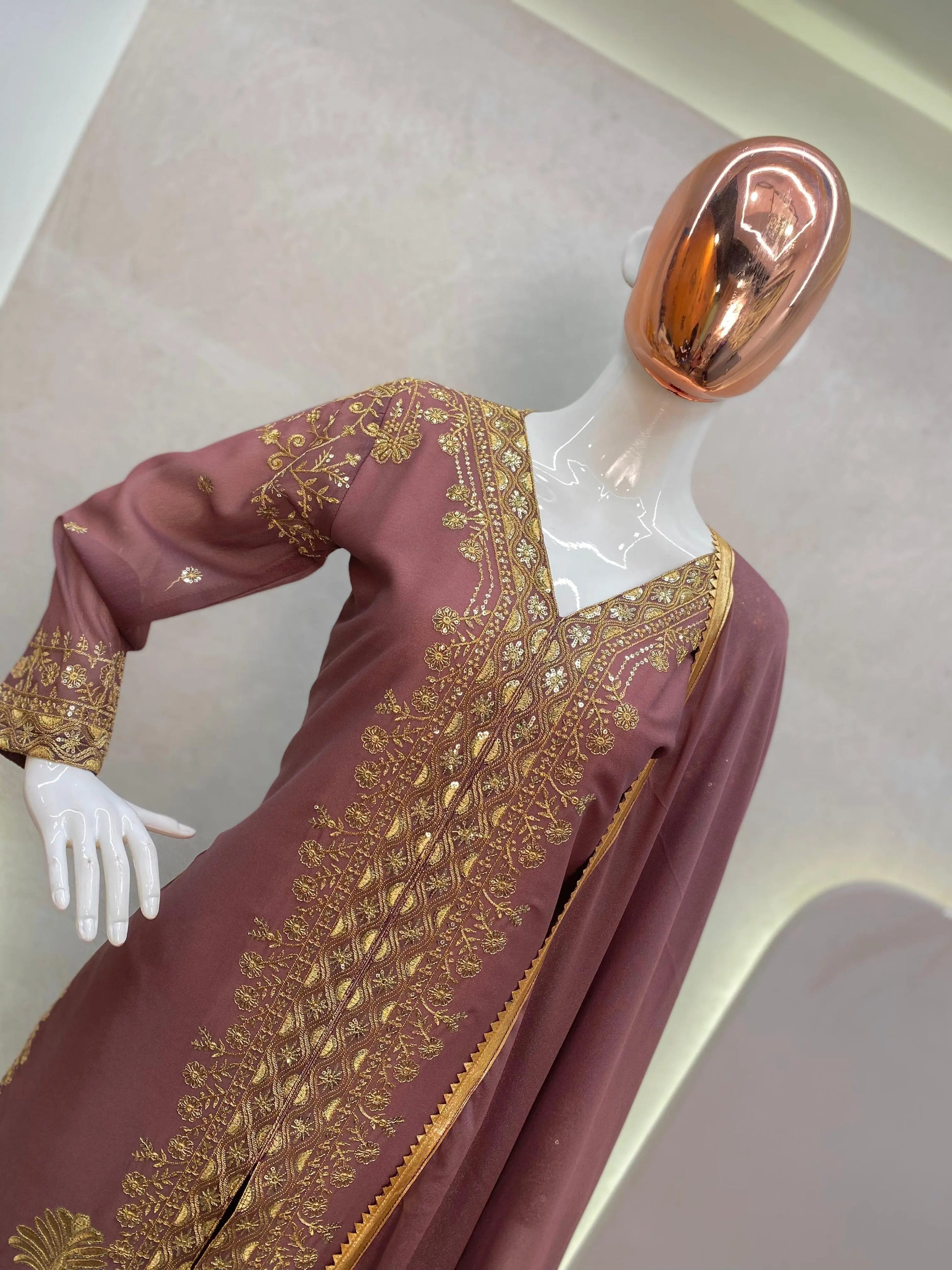 DESIGNER TRENDING NEW FABRIC STAR GEORGETTE WITH SEQUENCE EMBROIDERY WORK SUIT PENT AND DUPATTA NextBuy
