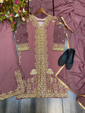 DESIGNER TRENDING NEW FABRIC STAR GEORGETTE WITH SEQUENCE EMBROIDERY WORK SUIT PENT AND DUPATTA NextBuy