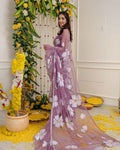 Elegant Georgette Ruffle Ready-to-Wear Saree – Stylish & Trendy Pre-Stitched Saree NextBuy