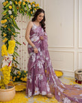 Elegant Georgette Ruffle Ready-to-Wear Saree – Stylish & Trendy Pre-Stitched Saree NextBuy